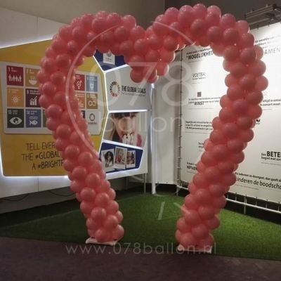Harten ballonboog voor Unilever (feb. 2016)